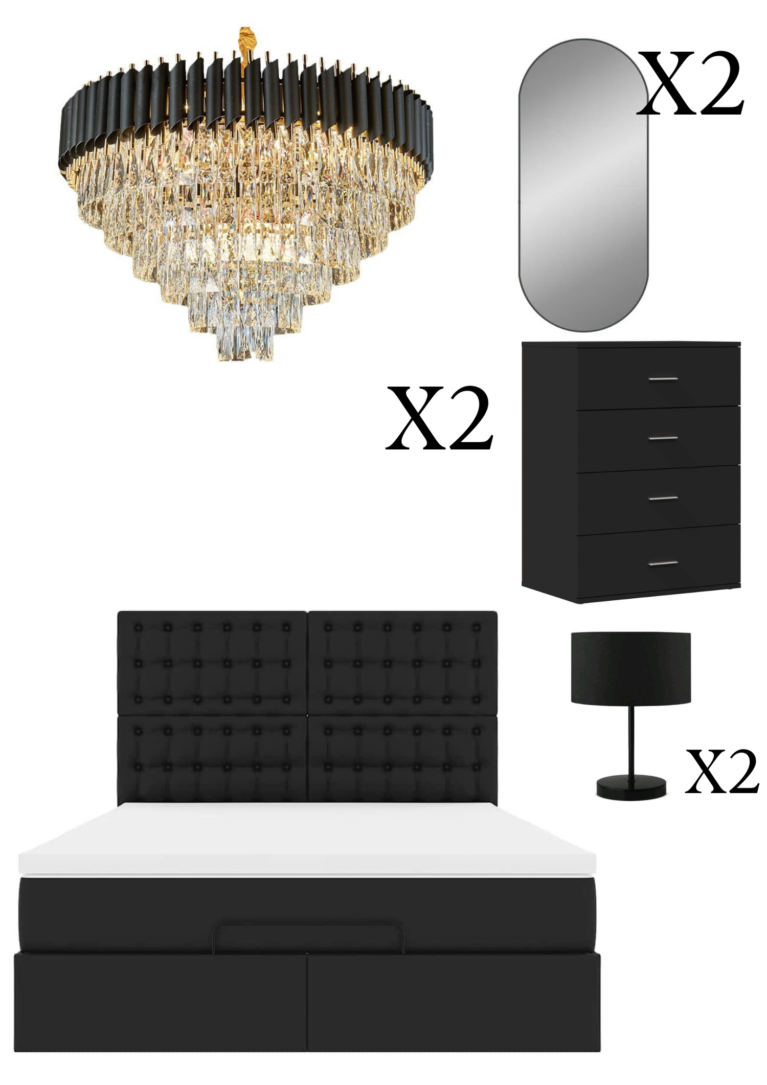 Ensembles de Chambres Modernes : Élégance et Confort Contemporain