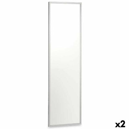 Miroir mural Argenté Bois MDF 40 x 142,5 x 3 cm (2 Unités)