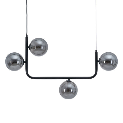 Suspension 85 x 15 x 32 cm Verre Noir Métal