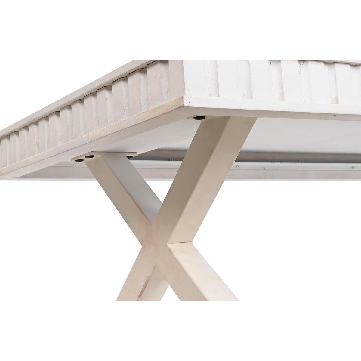 Table Basse DKD Home Decor 140 x 70 x 42 cm Métal Bois de manguier