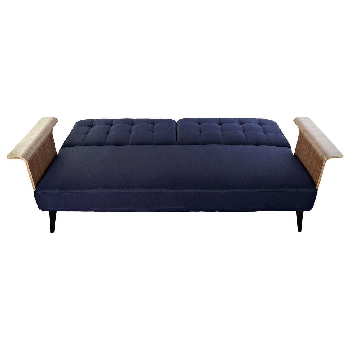 Canapé Convertible DKD Home Decor Bleu Marron Noir Métal Moderne Urbaine 203 x 87 x 81 cm