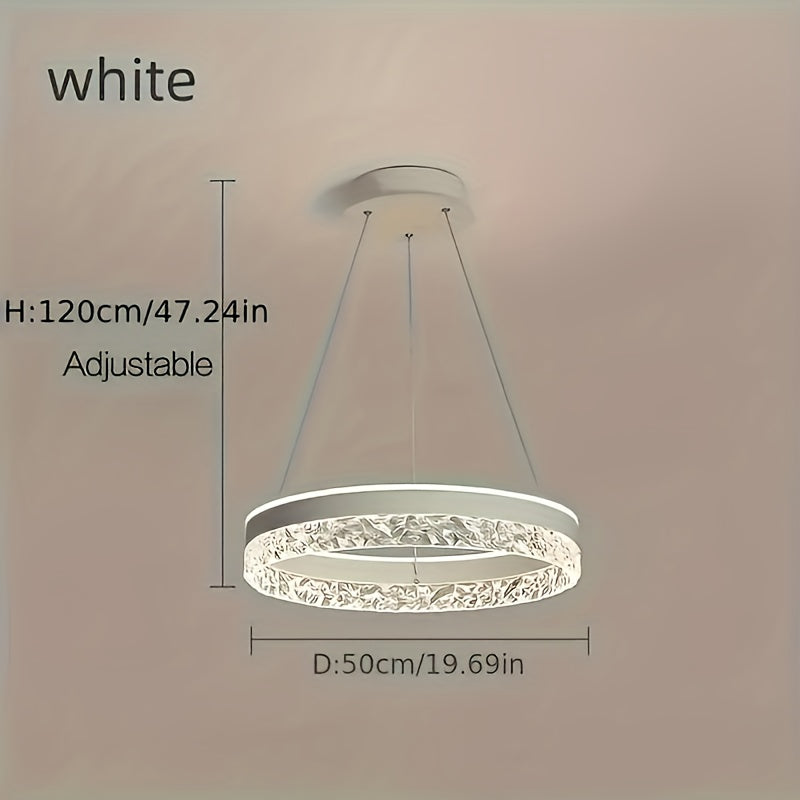 Modern Crystal LED Chandelier: Suitable for Dining, Bar, Bedroom, Living Room, Hotel, and Corridor Ceiling Lighting - Includes Installation Hardware, Semi-Embedded Mounting, Removable Clamp, and Hardwired Power Source (85V-26