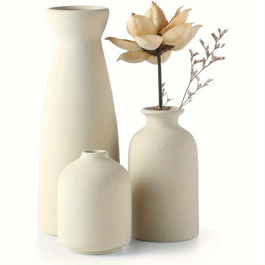 Vase en céramique lot de 3