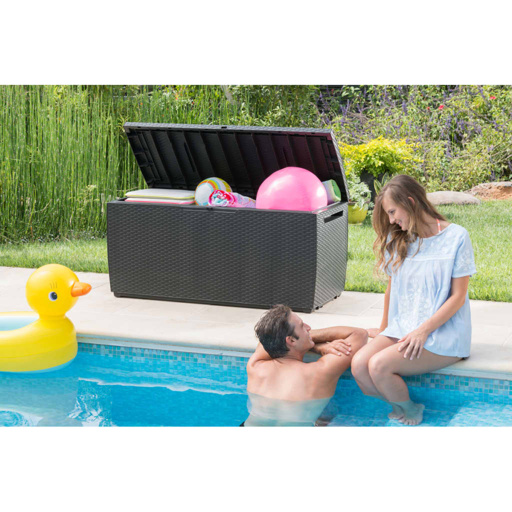 Keter Boîte de rangement de jardin Capri 302 L Anthracite