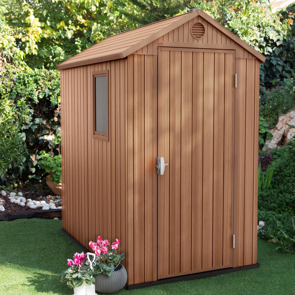 Keter Abri de jardin Darwin 46 Aspect de bois