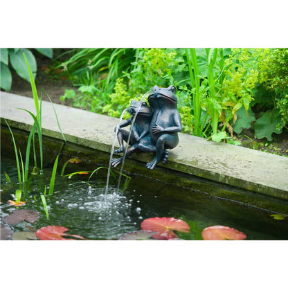 Ubbink Fontaine de jardin 2 grenouilles 22 cm 1386074