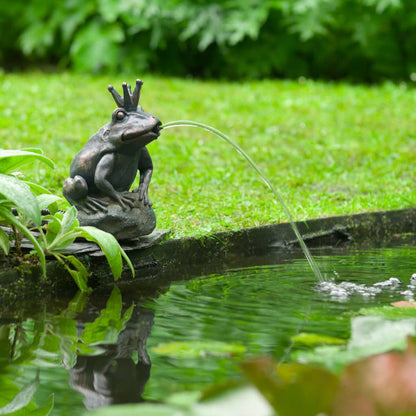 Ubbink Fontaine de jardin à cracheur Grenouille roi