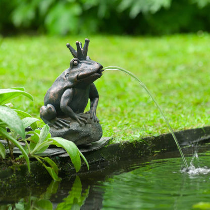 Ubbink Fontaine de jardin à cracheur Grenouille roi