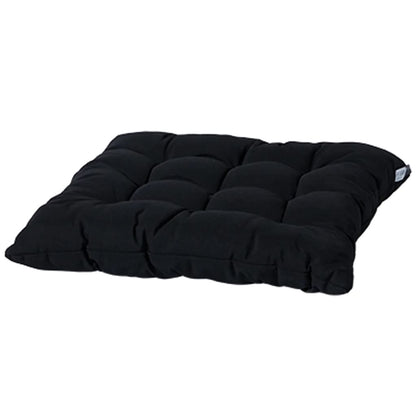 Madison Coussin de siège Panama 46x46 cm Noir