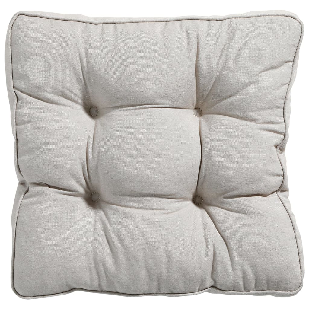 Madison Coussin de siège matelas Panama 47x47 cm Beige clair