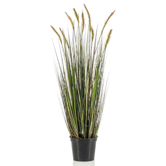 Emerald Herbe de sétaire artificielle pot de plastique Automne 90 cm