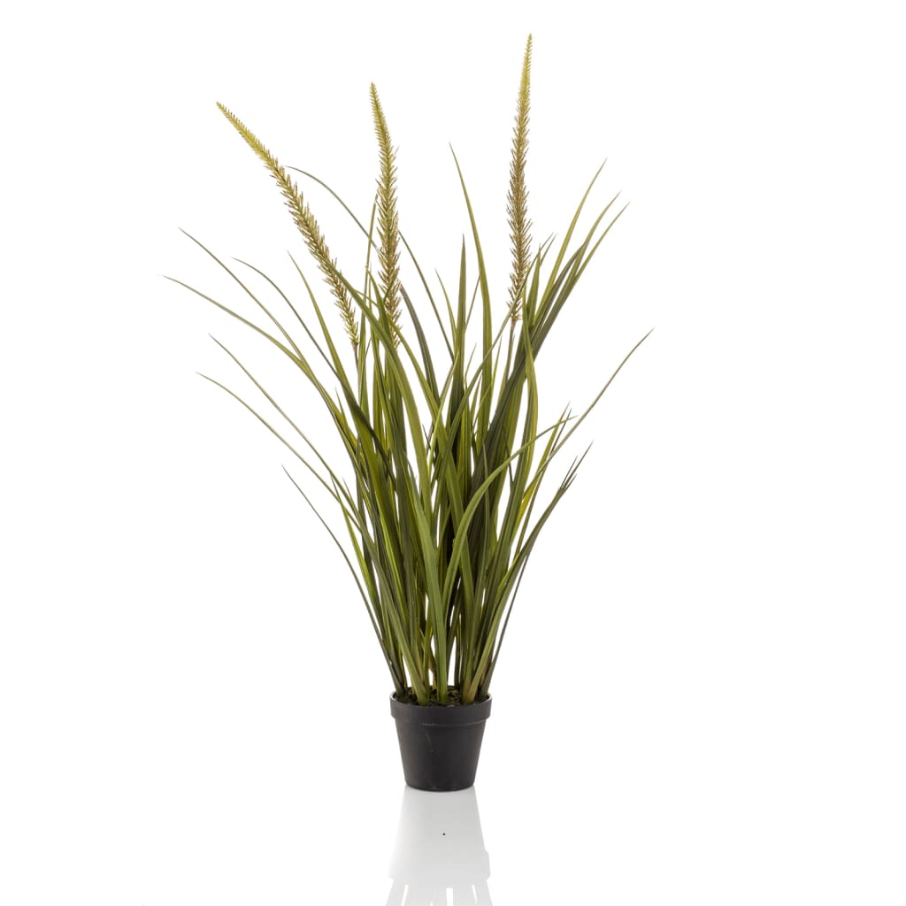 Emerald Herbe de sétaire artificielle 90 cm en pot