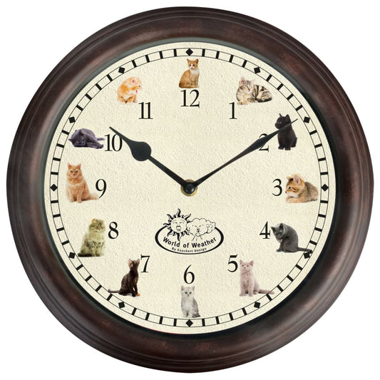 Horloge avec sons de chat