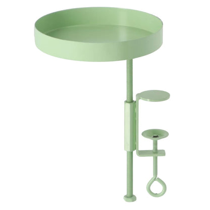 Esschert Design Plateau pour plantes avec pince rond vert S