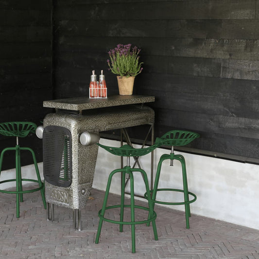 Esschert Design Chaise de tracteur de bar vert