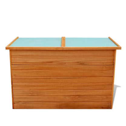 Boîte de rangement de jardin 126x72x72 cm Bois