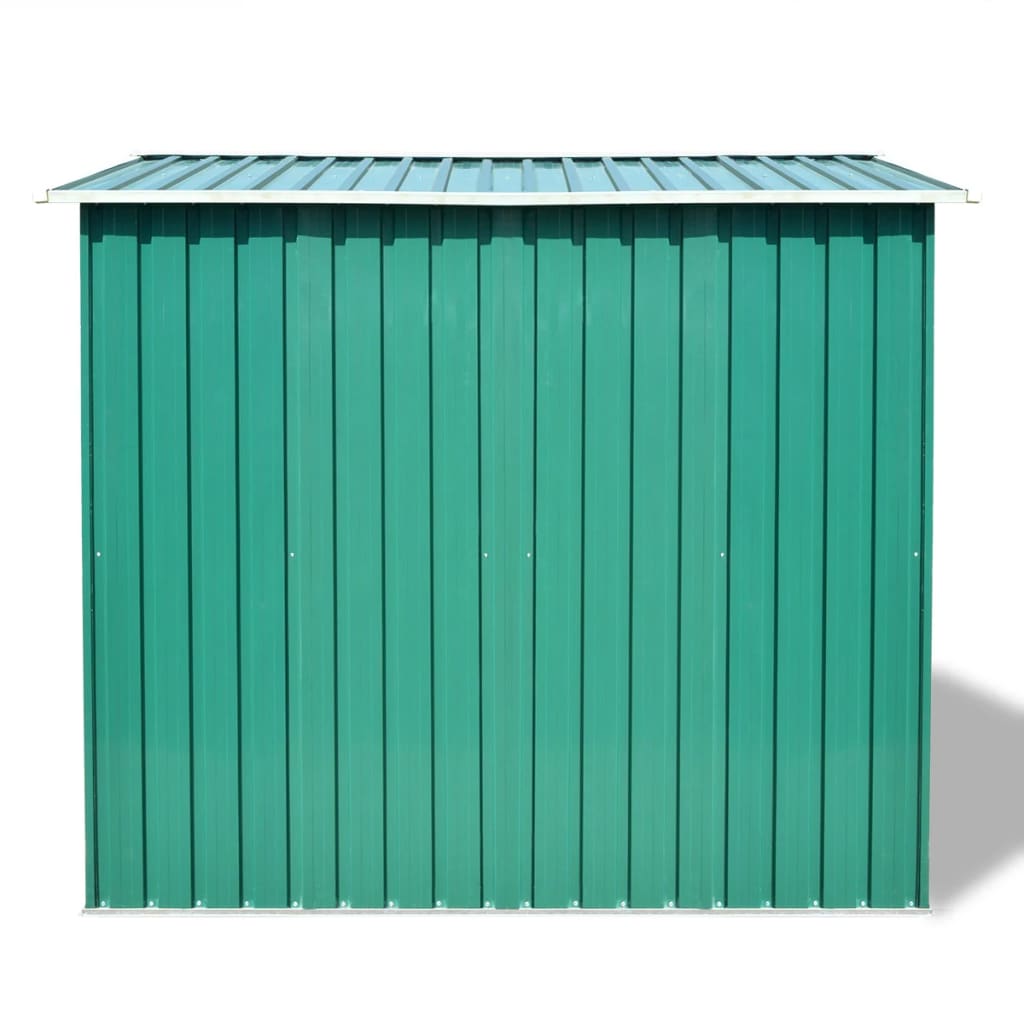 Abri de stockage pour jardin Métal Vert 257 x 205 x 178 cm