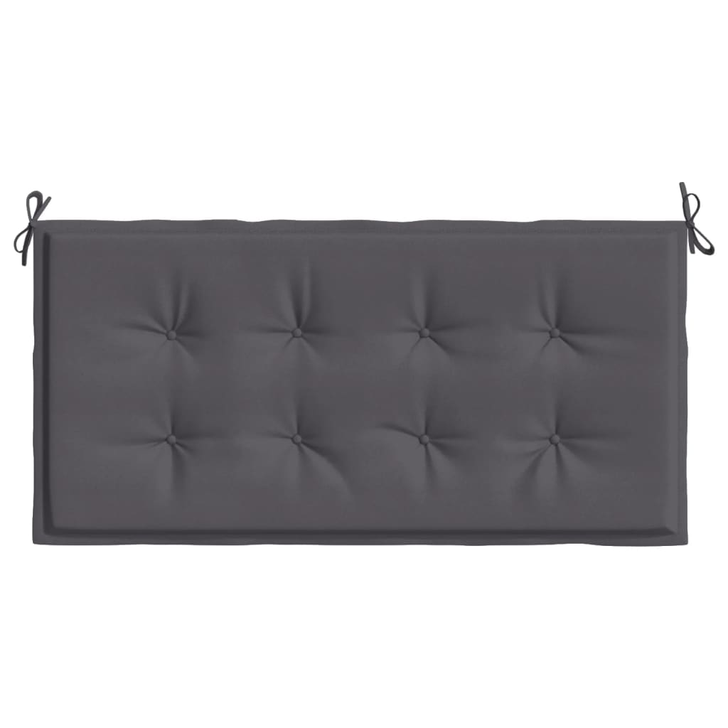 Coussin de banc de jardin anthracite 100x50x3 cm tissu oxford