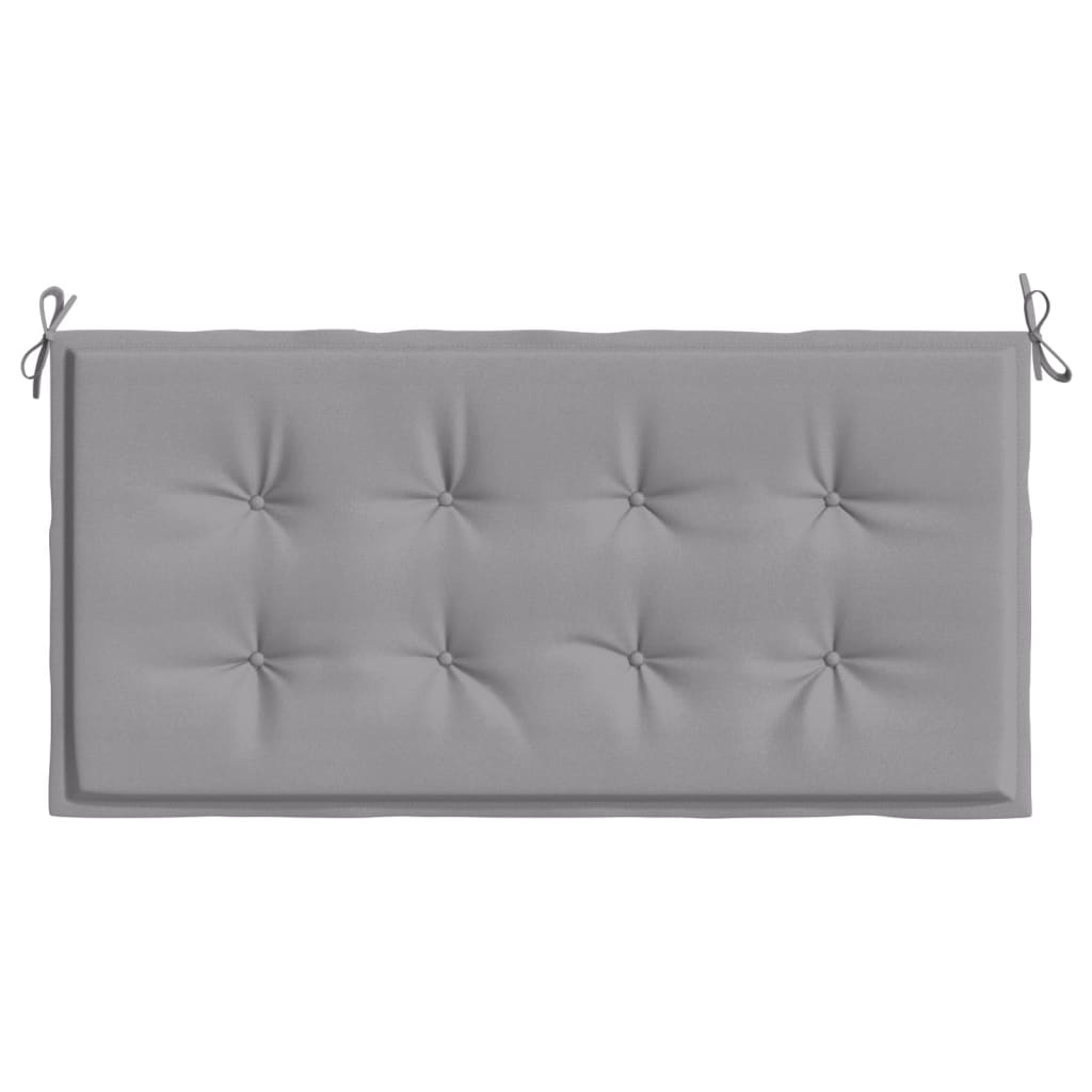 Coussin de banc de jardin gris 100x50x3 cm tissu oxford