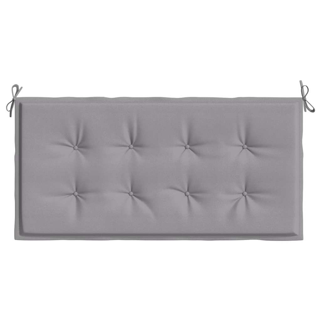 Coussin de banc de jardin gris 120x50x3 cm tissu oxford