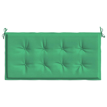 Coussin de banc de jardin vert 100x50x3 cm tissu oxford