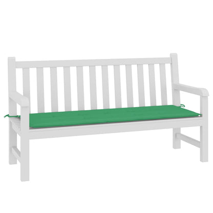 Coussin de banc de jardin vert 150x50x3 cm tissu oxford