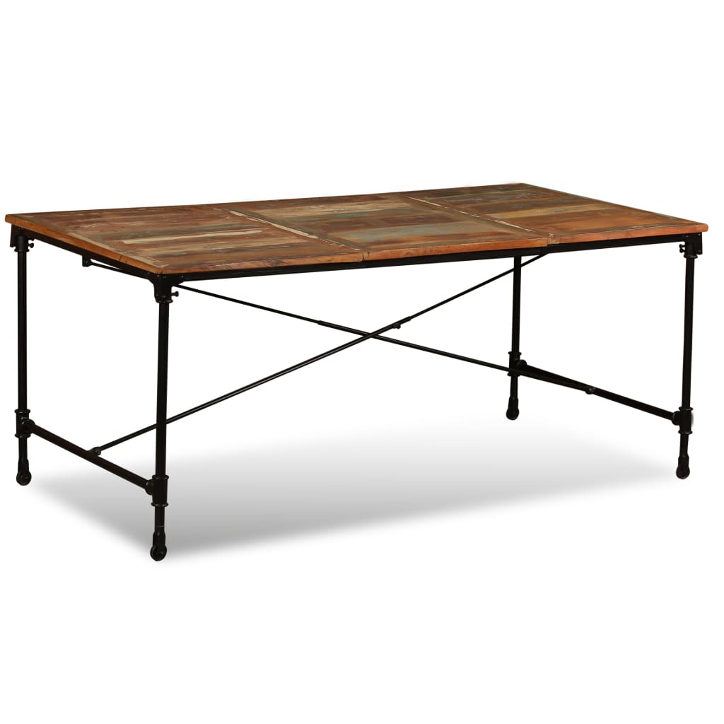 Table à manger Bois de récupération massif 180 cm