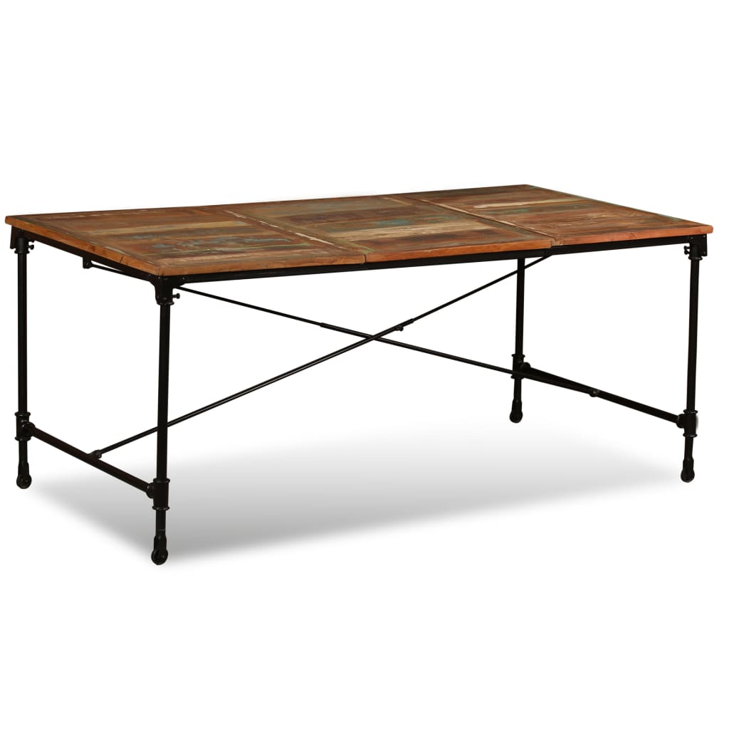 Table à manger Bois de récupération massif 180 cm