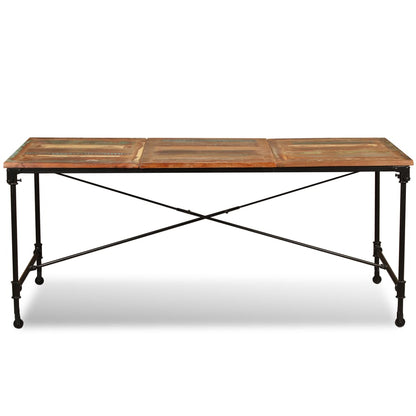 Table à manger Bois de récupération massif 180 cm