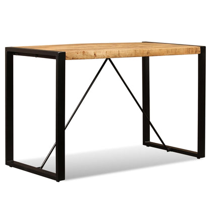 Table à manger Bois de manguier brut 120 cm