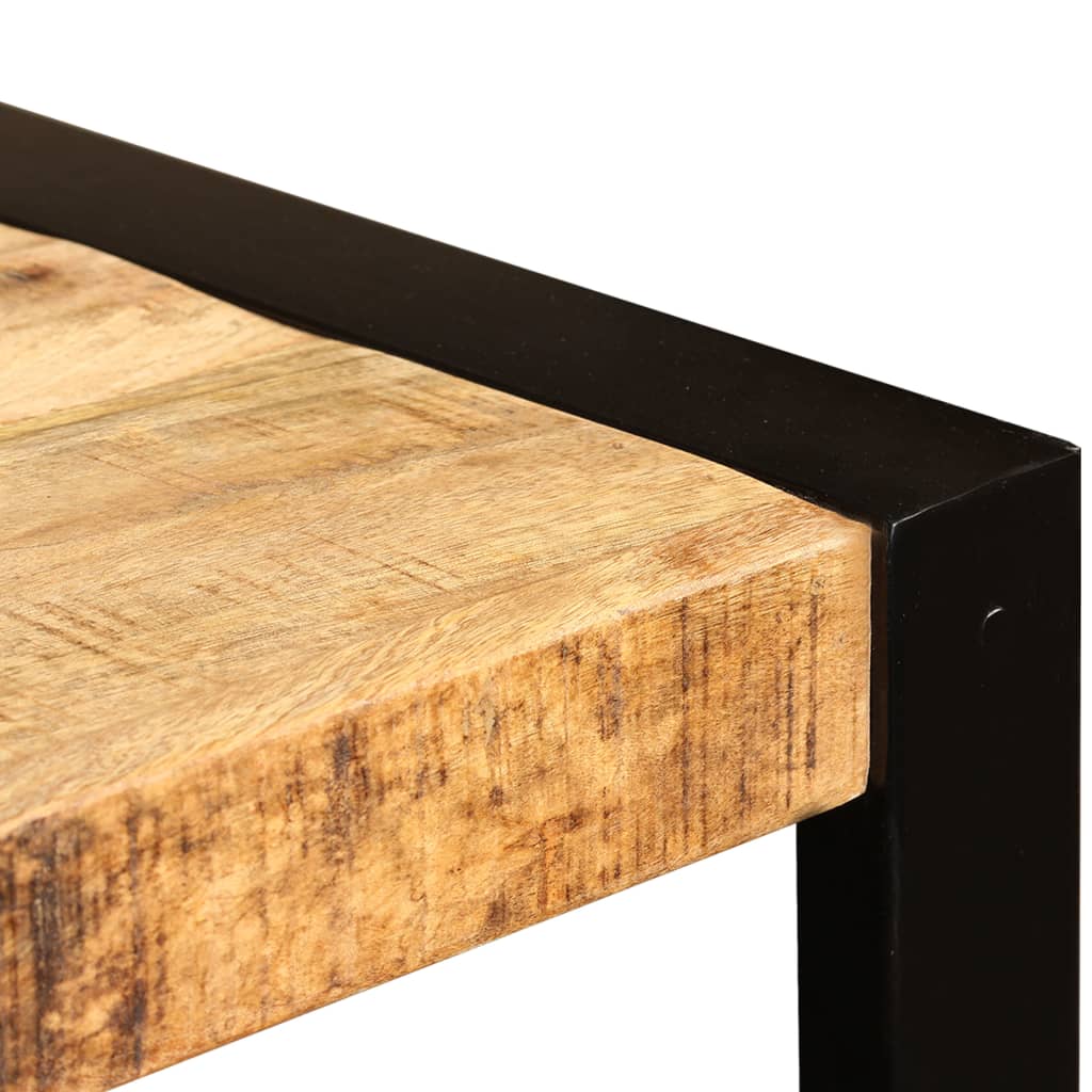 Table à manger Bois de manguier brut 120 cm