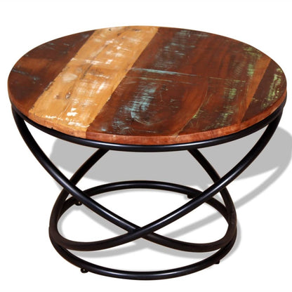 Table basse Bois de récupération massif 60x60x40 cm