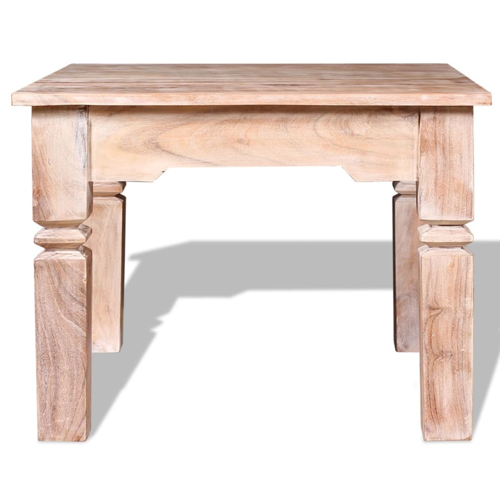 Table basse Bois d'acacia 60x60x45 cm