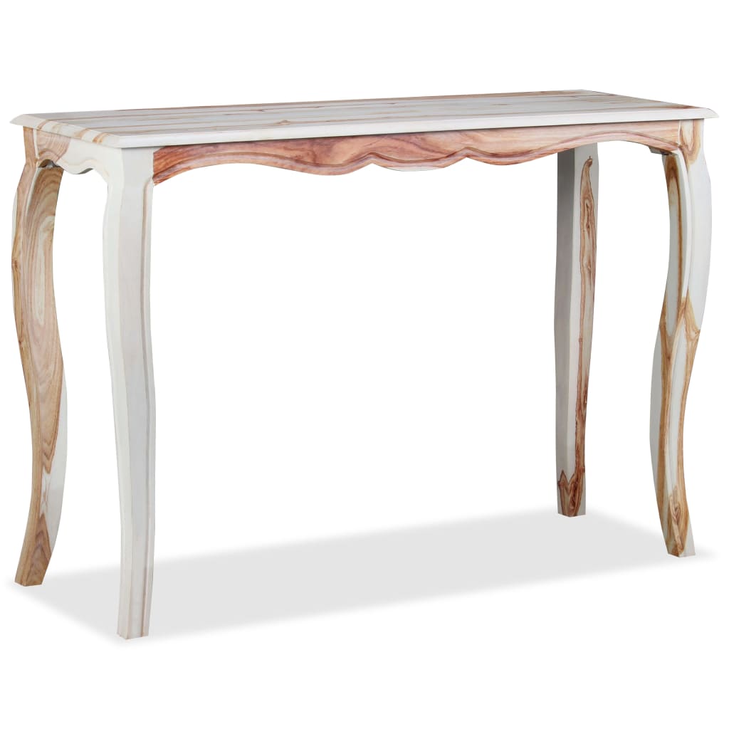 Table console Bois massif 110x40x76 cm