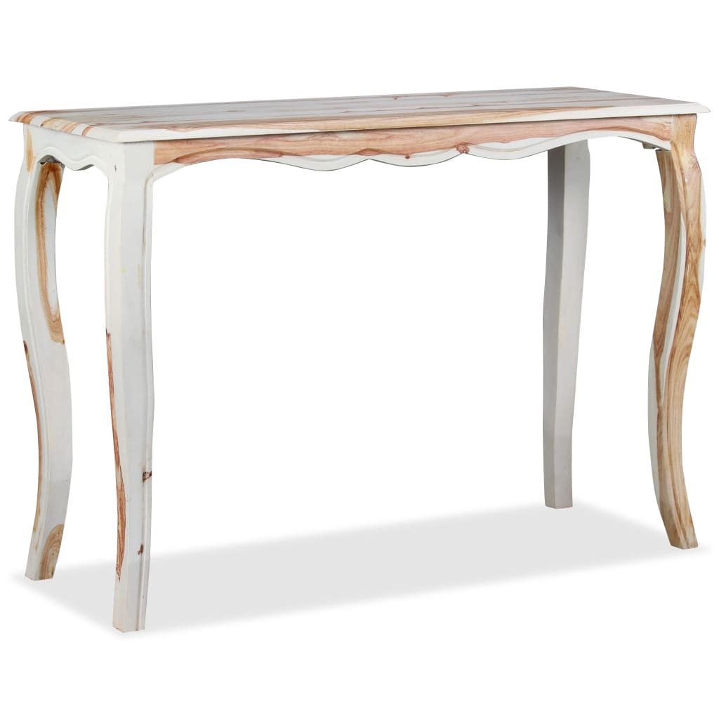 Table console Bois massif 110x40x76 cm