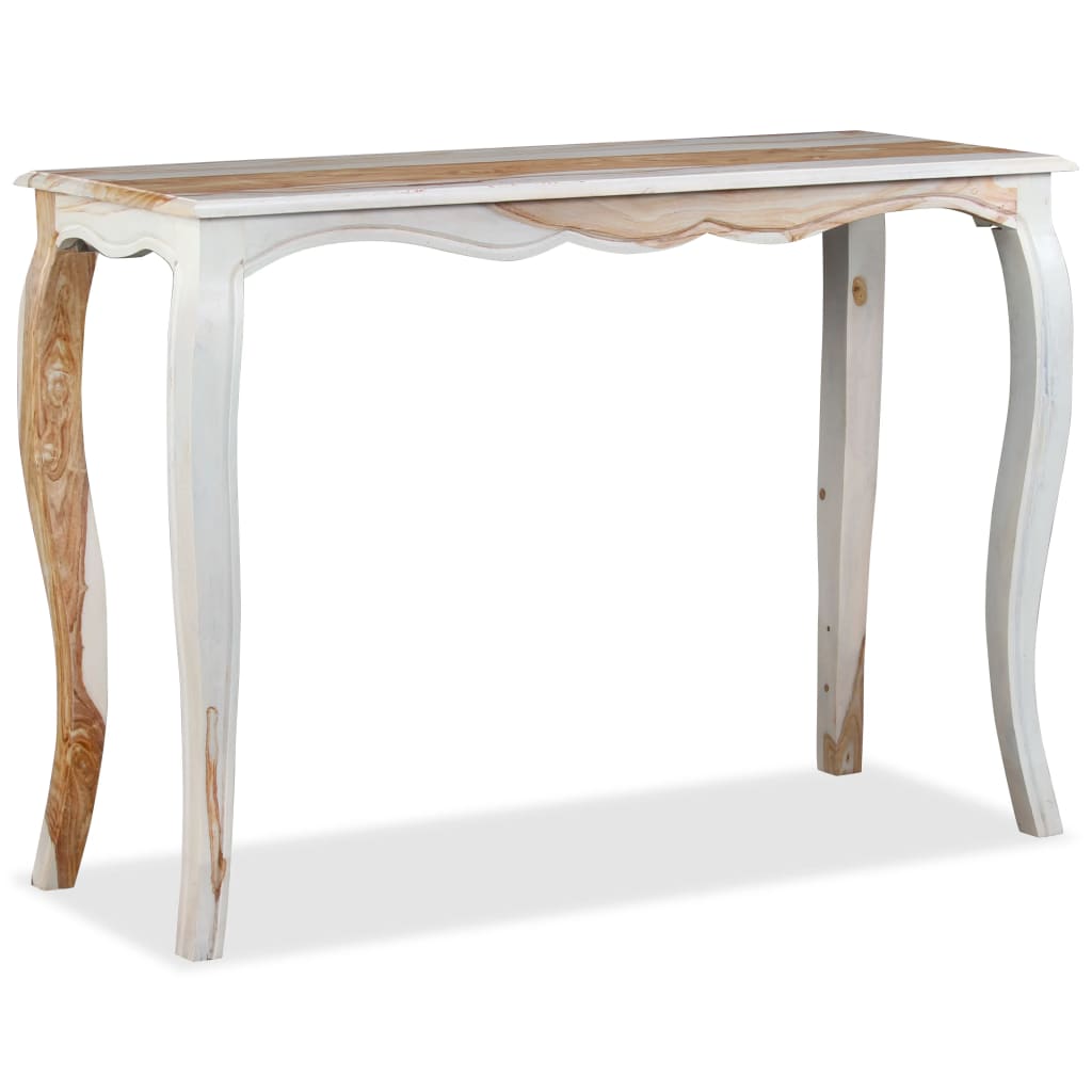 Table console Bois massif 110x40x76 cm