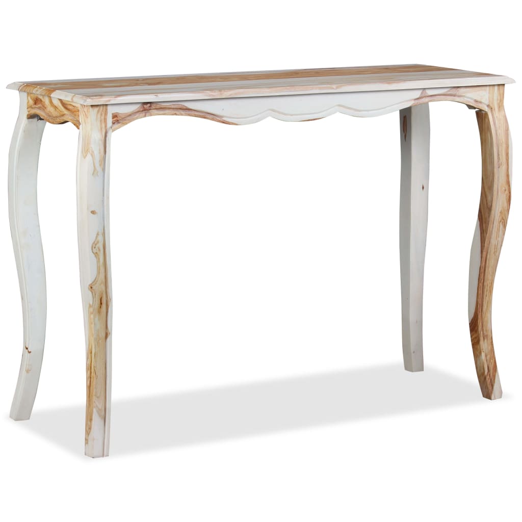 Table console Bois massif 110x40x76 cm