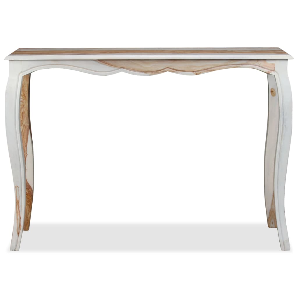 Table console Bois massif 110x40x76 cm