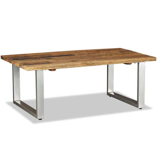 Table basse Bois de récupération massif 100x60x38 cm