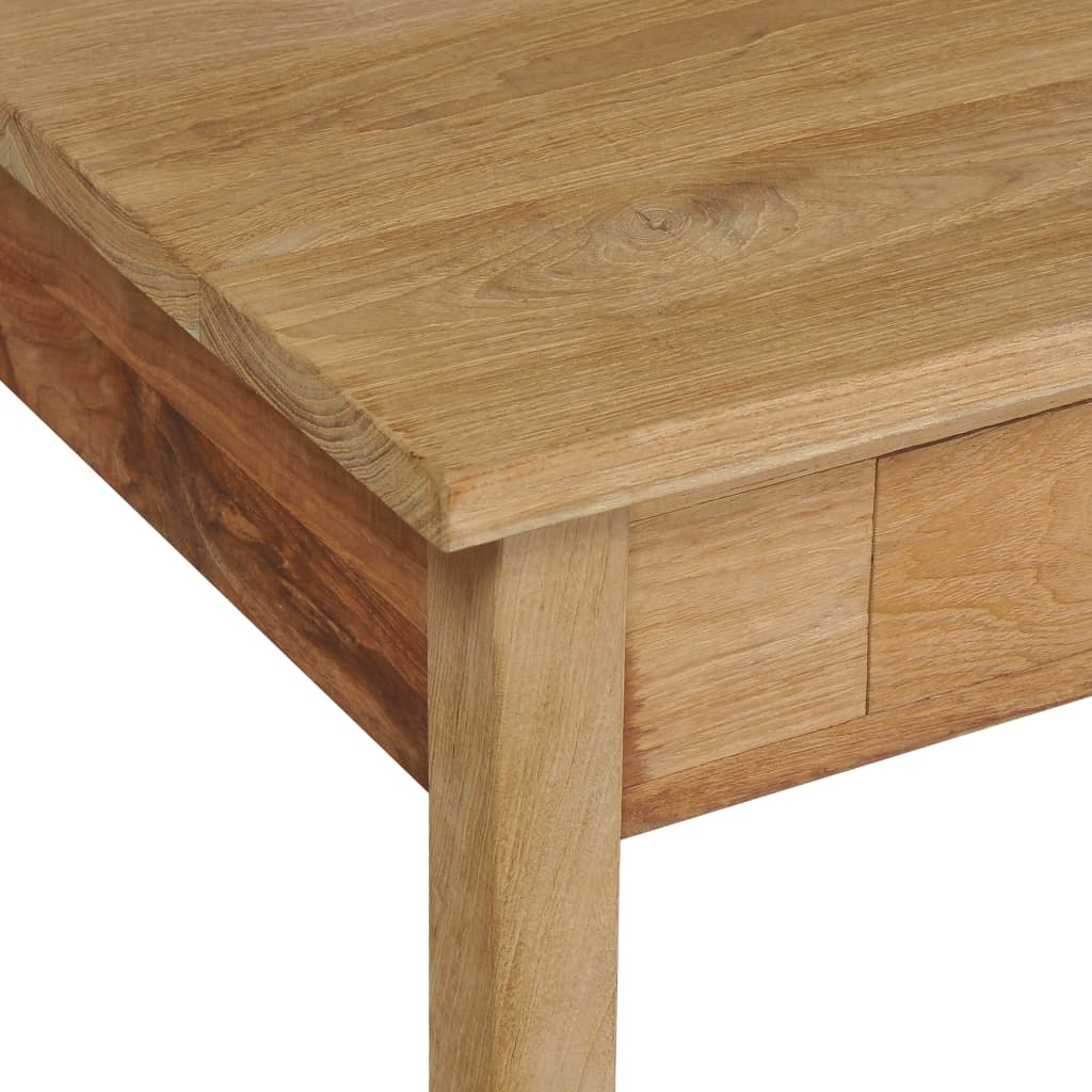 Table basse teck massif 100x60x35 cm