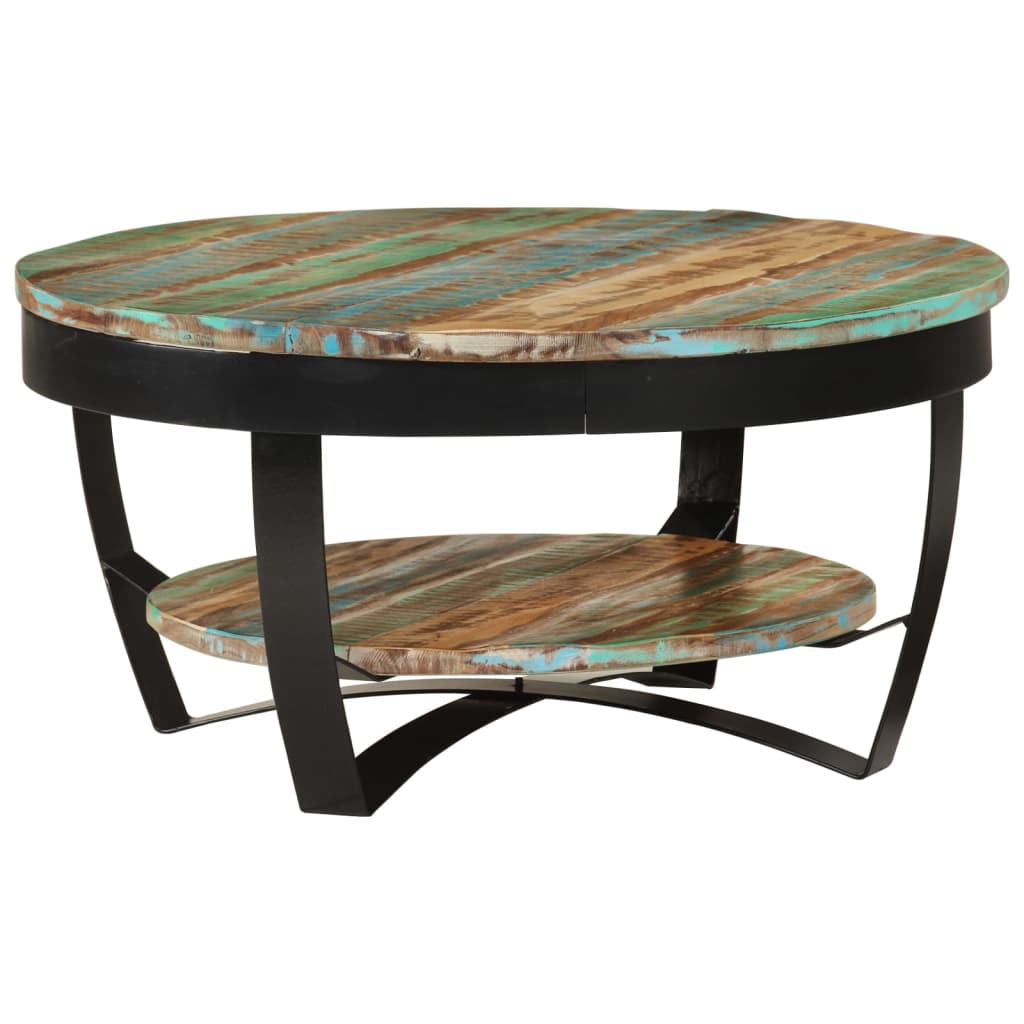 Table basse Bois massif de récupération 65x32 cm