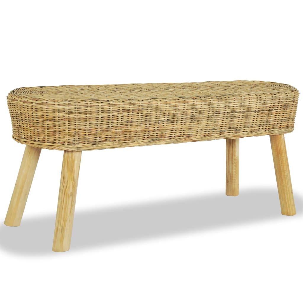 Banc d'entrée 110 x 35 x 45 cm Rotin naturel