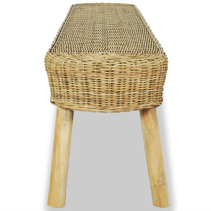 Banc d'entrée 110 x 35 x 45 cm Rotin naturel