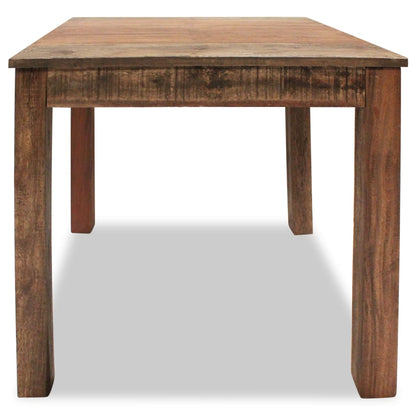 Table à manger bois de récupération mélangé 82x80x76 cm