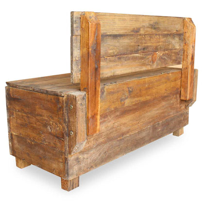 Banc bois massif d'acajou 86x40x60 cm