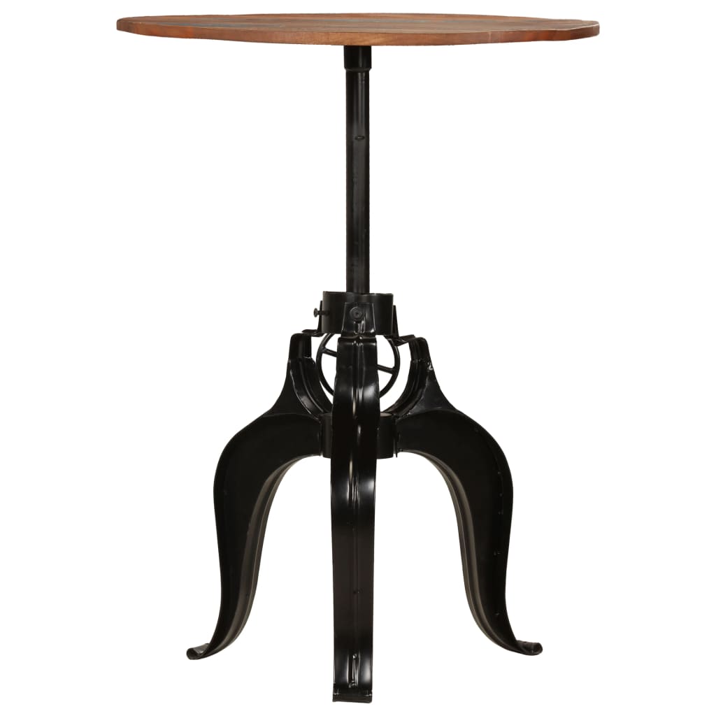 Table de bar Bois de récupération massif 75x(76-110) cm