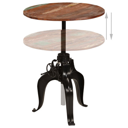 Table de bar Bois de récupération massif 75x(76-110) cm