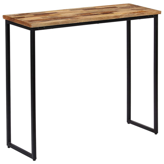 Table console Teck recyclé massif 90 x 30 x 76 cm