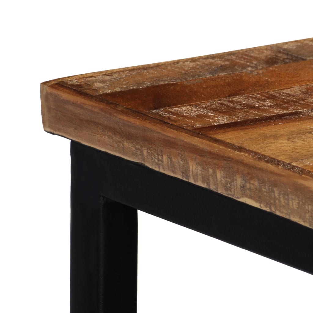 Table console Teck recyclé massif 90 x 30 x 76 cm