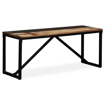 Banc 110 x 35 x 45 cm Bois de récupération massif